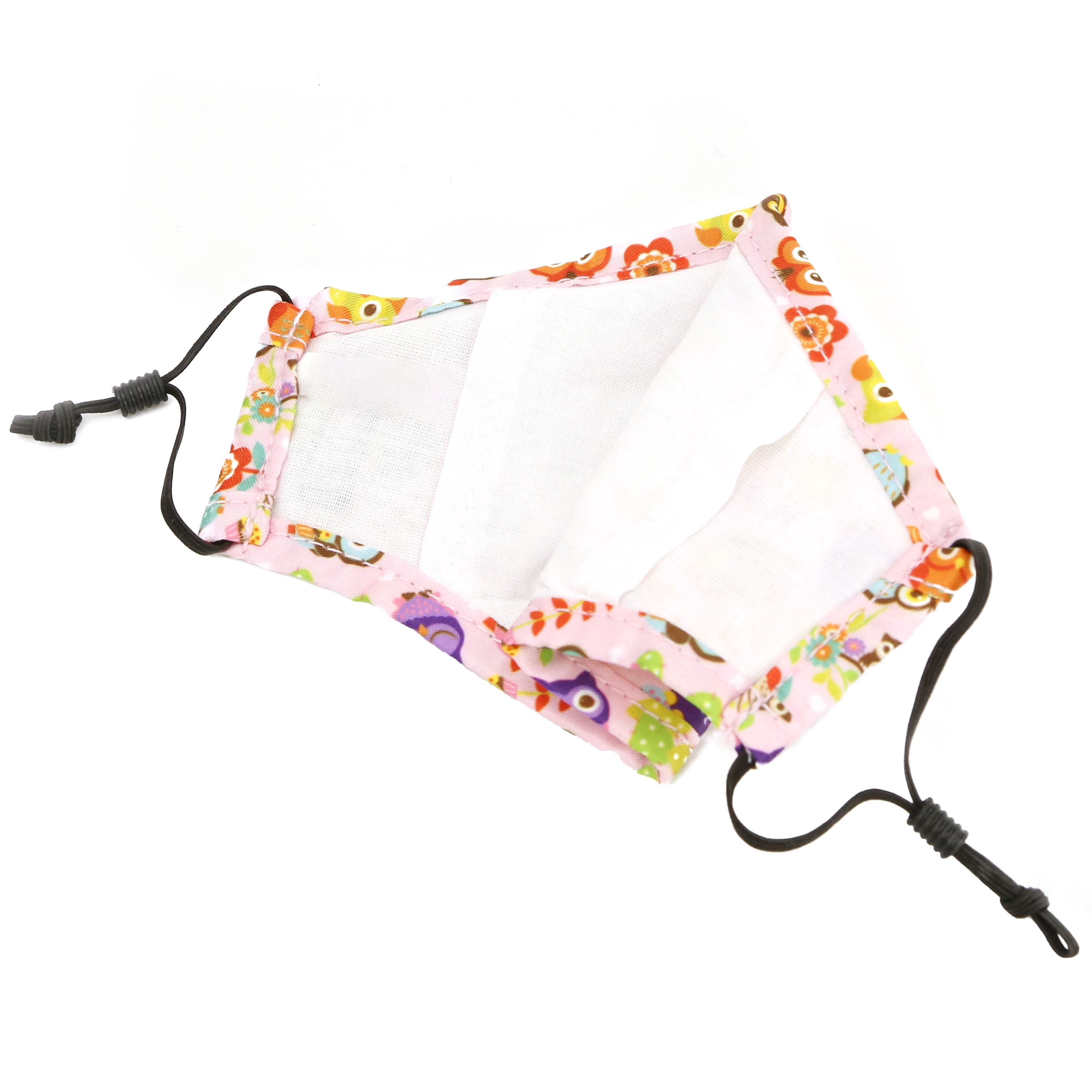 Travelers Club 2 Reusable/Washable Kids Face Masks with 4 Replacement Filters