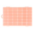 thumbnail image 1 of PENGXIANG Adjustable 36 Compartment Plastic Storage Box Jewelry Earring Case Bead Organizer Case（Orange）, 1 of 5