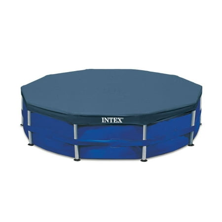 Intex 10’ Round Frame Above Ground Pool Debris Cover with Drain Holes