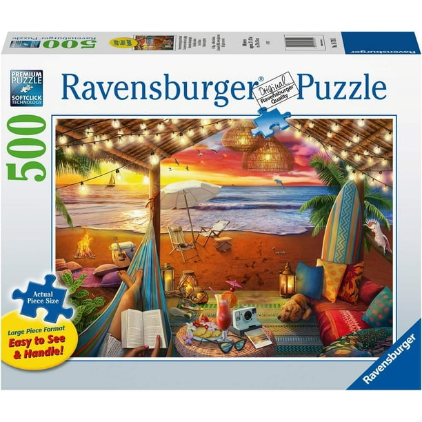 Rompecabezas Ravensburger Cozy Cabana 500 piezas