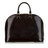 Women Pre-Owned Authenticated Louis Vuitton Vernis Alma GM Leather Purple Handbag