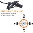 thumbnail image 3 of COMICA XLR Lavalier Condenser Microphone,CVM-V02O Omnidirectional Lapel Lavalier Microphone,Clip on Mic Interview Kit fo, 3 of 7