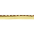 thumbnail image 1 of 3/16" (0.5cm) Small Shiny Twisted with Lip Twisted Rope | Cord Trim (Style# 0316MLT), Chili Pepper Gold Multicolor (Color# PRA2B) 12 Yards (36 ft/11m), 1 of 1