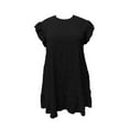thumbnail image 3 of Women's A Line Flared Sleeveless Midi Dress - Ruffled Hem for Daily & Party - Lightweight Summer Wear, 3 of 3