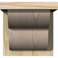 thumbnail image 2 of 8"W x 8"D x 8"H Crestline Rough Sawn Corbel w/Backplate, Douglas Fir, 2 of 9