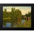 thumbnail image 2 of Adamov, Alexey 24x19 Black Modern Framed Museum Art Print Titled - Flowers by the River, 2 of 5