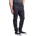 thumbnail image 3 of Victorious Mens Drop Crotch Joggers Twill Pants, 3 of 6