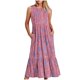 thumbnail image 1 of Vestido sin Mangas para Mujeres Vestido de Verano de Cuello Redondo Impreso, Poliéster de Tamaño Verdadero Diario Y Vestido de Fiesta, 1 of 4