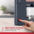 thumbnail image 4 of Holstein Housewares 5-Cup Coffee Maker with Auto Pause and Permanent Filter, Dark Grey & Rose Gold, 4 of 8