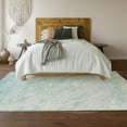 thumbnail image 6 of Addison Rugs Mayfield Washable Transitional Abstract Teal Rectangle Rug, 8' x 10', 6 of 6