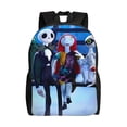 thumbnail image 1 of Goofa The Nightmare Before Christmas Pattern Large Capacity Backpack – Padded Laptop Compartment, Ergonomic Design for School, Work, Travel, and Outdoor Activities, 1 of 8