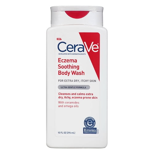 Cerave Eczema Soothing Body Wash For Extra Dry And Itchy Skin 10 oz
