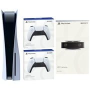 Sony Playstation 5 Disc Version with Extra DualSense Wireless Controller and HD Camera