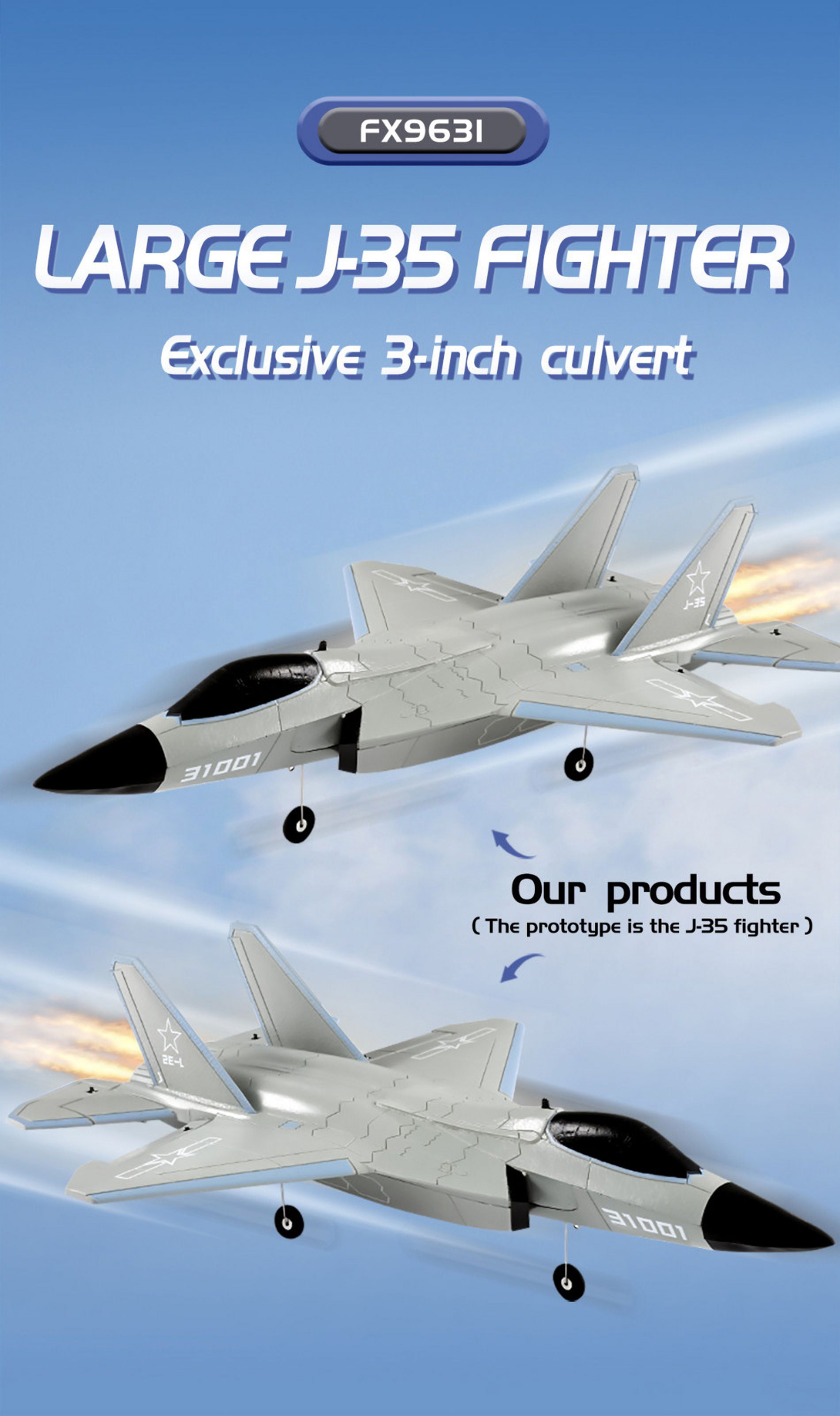 Gqtwoy 4 Channel Brushless Motor RC Airplane - Foam Material, Stable Flight, LED Searchlight, 2.4GHz Interference-Free Control, Suitable for Beginners and Adults