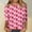 #Pink, variant on GILIGEGE Valentine Shirts for Women Love Heart Print Crewneck Shirts Causal Dressy 3/4 Sleeve Tunic Top Loose Graphic Tee,Comfy Pullover Tunic Tshirt,Pink Cute T Shirts for Women,Valentines Day Gifts