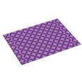 thumbnail image 2 of XMXY Dish Drying Mat for Kitchen Counter, Purple Rhombus Absorbent Coffee Cup Dishes Rack Drainer Mats, 18x24 Inches, 2 of 9