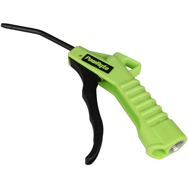 PowRyte 500080 Basic Pistol Grip Air Blow Gun with 4" Extended Nozzle