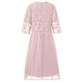 thumbnail image 3 of Elegant Women's Casual Dress Plus Size Lace Two Piece Outfit for Evening Party or, 3 of 4