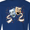 thumbnail image 4 of Inktastic Tragedy and Comedy Stage Masks Long Sleeve Youth T-Shirt, 4 of 5