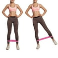 thumbnail image 4 of 5 Pcs Resistance Loop Bands with Storage Bag Elastic Band Set for Yoga Fitness Home Gym Training, 4 of 8