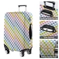 thumbnail image 5 of Colorful Checkerboard Pattern Luggage Cover Fashion Suitcase Cover Baggage Covers Fit 25-28 Inch Luggage (Go Travel), 5 of 5