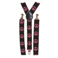 thumbnail image 1 of Gravity Threads tirantes ajustables, signos de paz rosados Gravity Threads Tirantes, 1 of 2