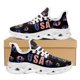 thumbnail image 1 of Zapatillas deportivas para mujer, cómodas y versátiles, ligeras, ajustadas, con diseño de huella de perro y corazón de amor, para caminar, 1 of 6