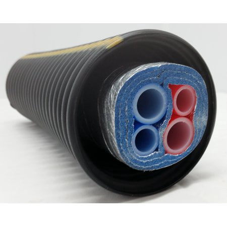 EZ Lay Triple Wrap Insulated pipe (2) 3/4 Oxygen Barrier and (2) 3/4 Non Oxygen Barrier (Best Vapor Barrier For Roxul Insulation)
