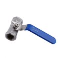 thumbnail image 4 of 1/2' inch Threaded 1pc Ball Valve Female Stainless Steel SS 304 BSPT For Water Oil Gas, 4 of 5