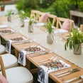 thumbnail image 4 of Cute Elephant Cloth Napkins, Modern Abstract Oil Painting Aesthetic Washable and Reusable Dinner Napkins Set of 4, Table Napkin for Kitchen Party Birthday Wedding Hotel Housewarming 20"x20", 4 of 9