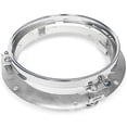thumbnail image 1 of Krator Chrome 7" LED Headlight Mounting Ring Trim Bracket Compatible with Harley Davidson CVO Electra Glide FLHTCSE 2004-2005, 1 of 4