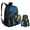 Black & Yellow Dragon, variant on Uourmeti Cute Corgi Print Backpack for Boys with Lunch Box Cooler Water Bottle Sleeve Cover Back to School Supplies