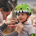 thumbnail image 2 of Casco de bicicleta para niños, niñas y niños de 2 a 6 años, casco de protección ajustable para ciclismo, patineta, scooter, scooter, dinosaurio, 2 of 5