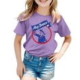 thumbnail image 1 of XDZJLR T-Shirt Filles Carnaval Enfants Imprimé Couleur Col Rond Manches Courtes Tees 1-2 Ans, 1 of 4