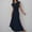 1- Navy, variant on Women Skirts Sets Elegant Sleeveless Cropped Tops Long Skirts Solid Color Pleated Swing Midi Dress 2 Piece Outfits Party Cocktail Outfits Summer Clothes