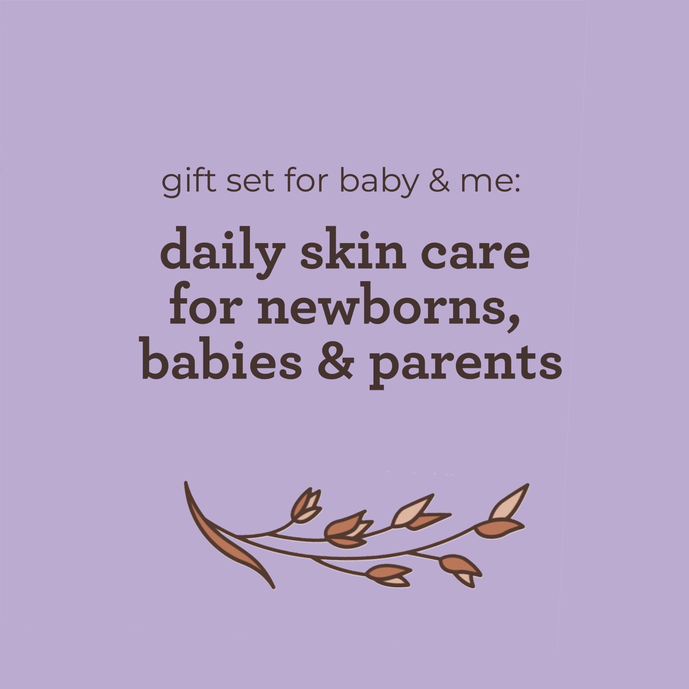 Aveeno Daily Bathtime Solutions Baby and Me Gift Set, 4 Pieces