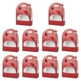 thumbnail image 1 of Shangren 10 Pieces 3D Butterfly Flower Box Flower Packaging Box for Party Anniversary Red, 1 of 8