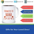 thumbnail image 2 of Nana Mug Gift, Promoted To Nana Est. 2021 Mug, Grandma Of The Bride Mug, Gift For Nana Birthday Christmas Ceramic White Color, Ceramic Novelty Coffee Mug, Tea Cup, Gift Present For Birth, 2 of 2