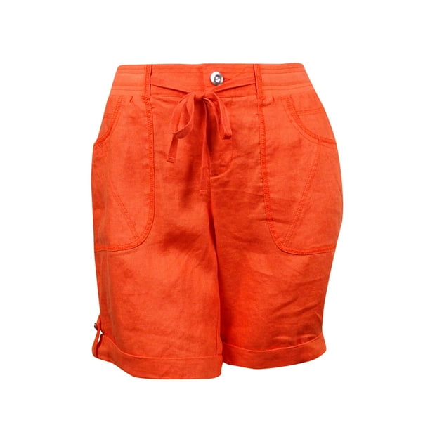 INC International Concepts INC International Concepts Women's Elastic Waist Linen Shorts