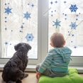 thumbnail image 4 of Christmas Theme Window Sticker Elk Snowflake Santa Claus Window Decorations Clings Decal Stickers Portable No Adhesive Stickers (B5), 4 of 5