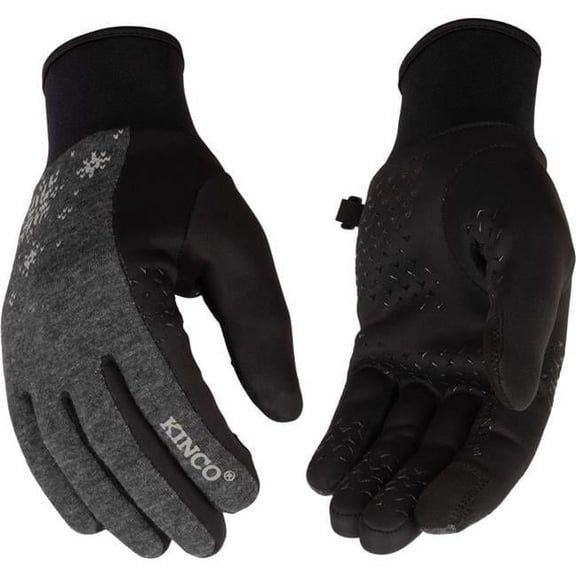 Ko 7028097 Womens Lightweight Gloves, Gray - Large - Set of 2