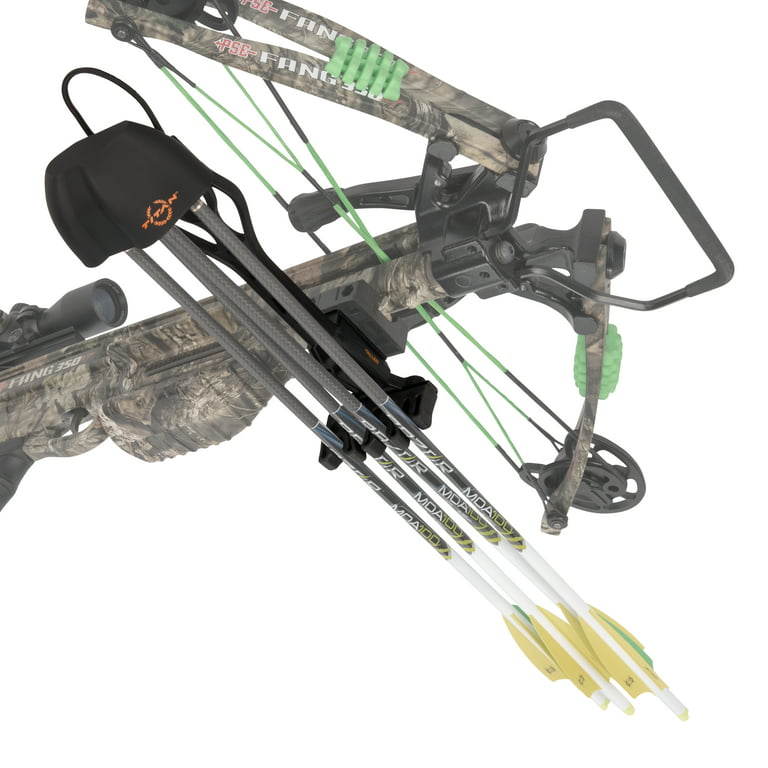 Titan Compact Shield Vertical and Crossbow Arrow Quiver, Holds 4 Arrows,  Plastic, 2.95 in x 10.5 in