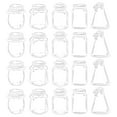 thumbnail image 2 of CAITS Clear Decorative Stickers - Dried Flower Pattern Pack | Glass Bottle/Journal Book Decor | Waterproof, 2 of 3