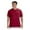 Cardinal Red, variant on Men's 3/4" Collar Performance Wicking Jersey T-Shirt, Style G42000