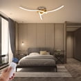 thumbnail image 4 of Lámpara De Techo Led Moderna De 18W Lámpara De Montaje En Techo De Triple Luz De Aluminio Lámparas Colgantes Onduladas Decorativas Luz Protectora Para Los Ojos Para El Dormitorio Sala De Estar Cocina Speravity HA027753-01, 4 of 5