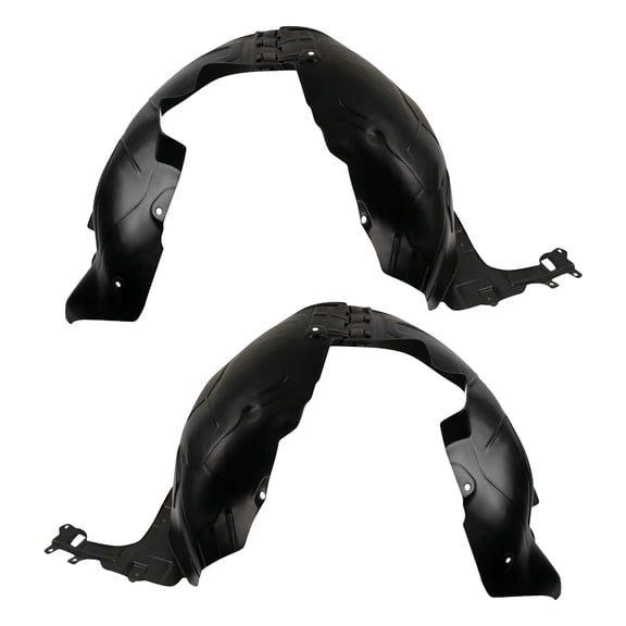 TRQ Front Inner Fender Liner Set Fits Select 2013-2015 Chevrolet Malibu 2016 Malibu Limited GM1248235 GM1249235