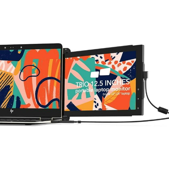 Restored MP 101-1003P01 Trio 12.5-Inch 1080p Full HD 60 Hz IPS Slide-out Display for Laptops (Refurbished)