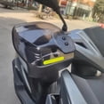 thumbnail image 5 of 2pcs Motorcycle Smoke Translucent Hand Guard Protector Rear View Mirror Mounted, 5 of 5