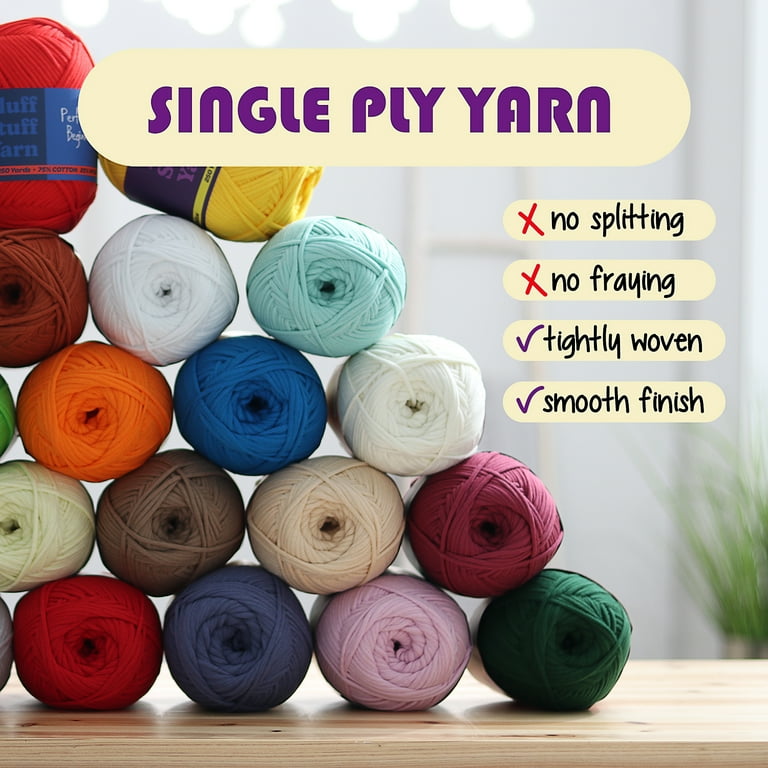 Craftbud Soft Yarn for Crocheting & Knitting, 24 x 50g Craftbud Soft Yarn for Crocheting & Knitting, 24 x 50g