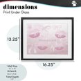 thumbnail image 4 of Stupell Industries Glam Dreaming In Pink Black Framed Print Under Glass, 16 x 13, by Kim Allen, 4 of 8